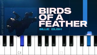 Billie Eilish - BIRDS OF A FEATHER  | Piano Tutorial