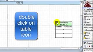 Create table using jdeveloper
