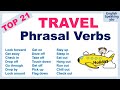 21 TRAVEL Phrasal Verbs in English