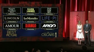 Oscar Nominations 2013 Announcement: 'Lincoln' Leads With 12 Nods