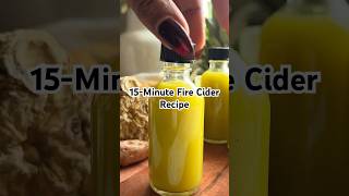 15-Minute Fire Cider Recipe #firecider #herbal #coldandflu #shortsfeed