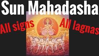 SUN MAHADASHA - Secrets of Sun 6 year period in your life! Effects and Remedies