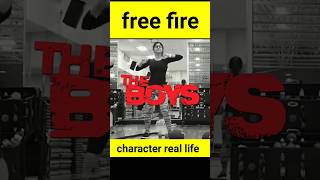 free fire character real life part 3 #shorts #freefire #theboys