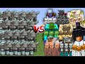 RAVAGER ARMY vs ALL MOBS ARMY in Minecraft Mob Battle