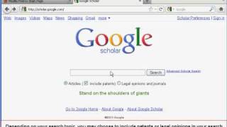 KU Libraries - Using Google Scholar