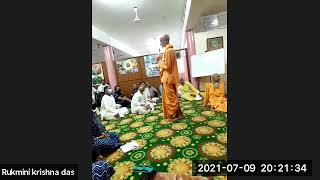 HG Rukmini Krishna Pr day 1  9 07 2021 Seminar Shradha to Prem