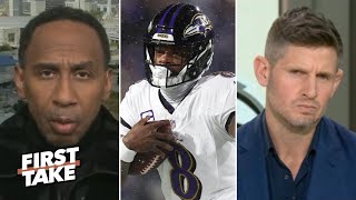 FIRST TAKE | Stephen A. taunts Dan Orlovsky calls out people dissing Lamar Jackson: \