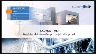 PREZENTACE: Databáze elektro značek pro projekt silnoproudu (CADKON+ MEP)