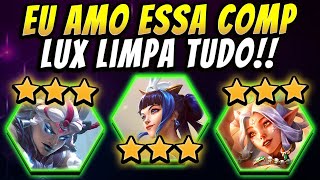 TFT - EU AMO ESSA COMP!! LUX DESTRÓI TUDO PELA FRENTE