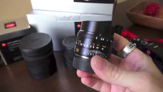 Leica lenses! 50 Summicron APO, Noctilux and Summilux