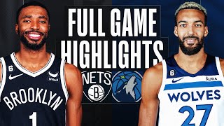 NETS at TIMBERWOLVES | FULL GAME HIGHLIGHTS | March 10, 2023