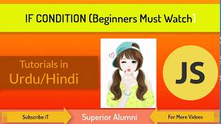 JavaScript If Statement Tutorials in Hindi / Urdu Easy Method