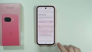 Google Pixel 9a: How to Schedule Dark Theme (Auto Dark Mode)
