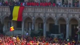 Belgium Red Devils receive hero’s welcome