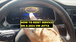 How To Reset Oil Service Reminder 2024 VW Jetta