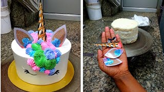 Unicorn cake design| best unicorn cake recipe| cake decorating ideas| cake toppers| cake tutorials