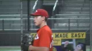 Chris Peres – RHP/1B – Class of 2015 - holding runner close - quick tag! (he was out)