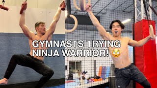 D1 Gymnasts Try Ninja Warrior 😳🥷