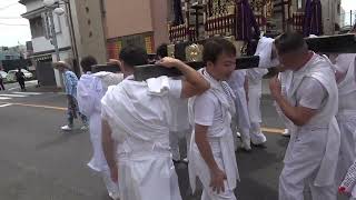 ２０２４年小見川祇園祭初日/神輿渡御/須賀神社～千葉醤油～須賀神社～佐原信用金庫小見川支店まで