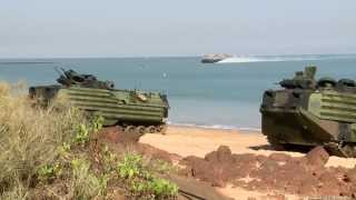 Beach Landing at Fog Bay by US Marines \u0026 Australian Army's 2RAR soldiers