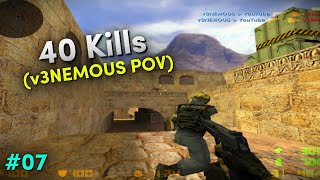 40 Kills in Mix | 5x5 Mix Highlights (Map: De_Dust2) | v3NEMOUS POV #07