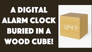 The Simple \u0026 Elegant MICAR Digital Wood Clock Reviewed