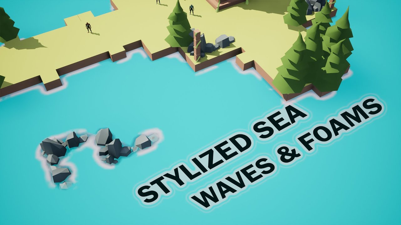 Unreal Engine 5 - Stylized Sea Shader - Foams And Waves - YouTube