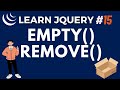jQuery Empty() & Remove() Method - jQuery JS Library Tutorial