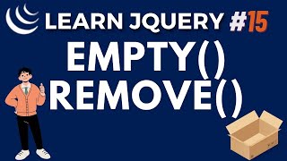 jQuery Empty() & Remove() Method - jQuery JS Library Tutorial