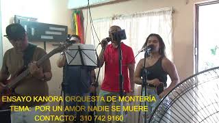 POR UN AMOR NADIE SE MUERE - ENSAYO KANORA ORQUESTA DE MONTERÍA