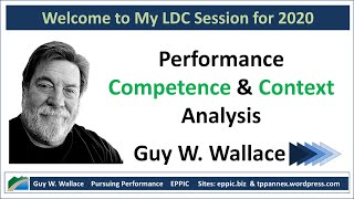Performance Competence & Context Analysis