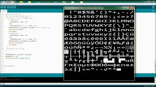 Arduino: VT100 SERIAL TERMINAL DEMO