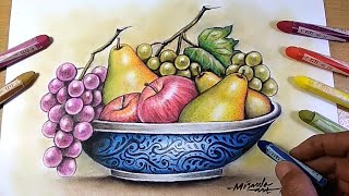 Cara Menggambar dan Mewarnai Buah-buahan | Easy Drawing