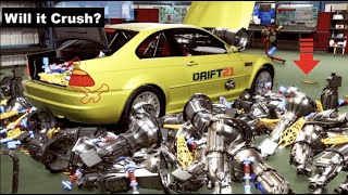 DRIFT21 - Will it Crush?? Can I FILL The Shop Up With Parts!!??