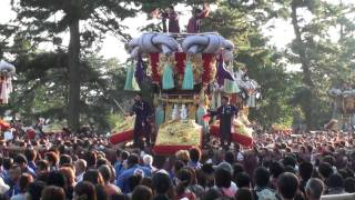 2011年　観音寺地区　琴弾八幡宮　七號　上市太鼓台