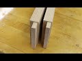 step 3k cut all tenons indoor bench woodworking project seat side rails