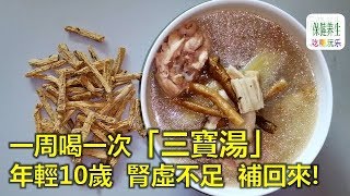 一周喝一次「三寶湯」年輕10歲 腎虛不足保證補回來！