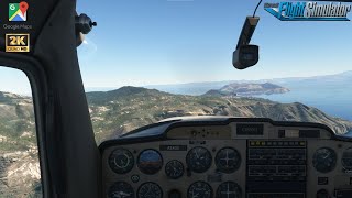 Flight Simulator 2020: Tour over Aeolian Islands - Lipari and Vulcano - Cessna 152