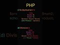 #coding #php #operator #arithmetic #shorts #funny #codewithharry #wscubetech #youtubeshorts