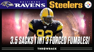 The Game that Made James Harrison Famous! (Ravens vs. Steelers 2007, Week 9)
