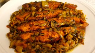 Desi style salmon fish fry!salmon fish fry recipe!