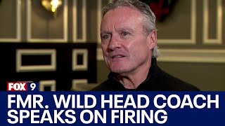 Former Wild head coach Dean Evason speaks on firing