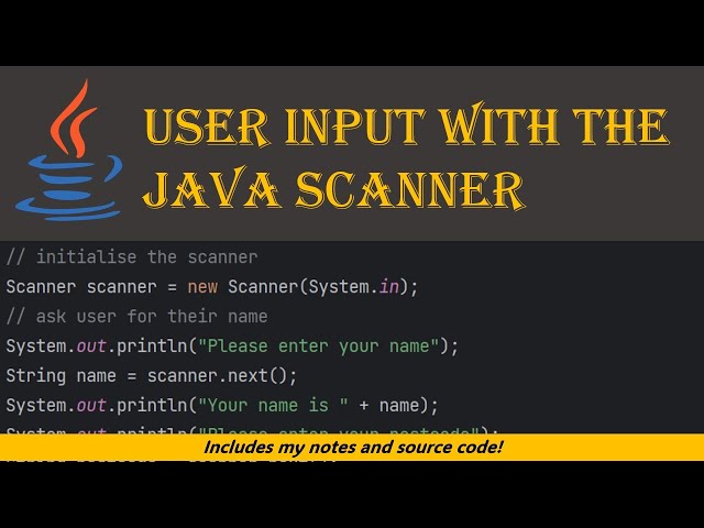 Scanner Input