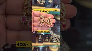 One gram gold jewellery with price #begumbazar#hyderabad#youtubeshorts#ytshorts#trending#onegramgold