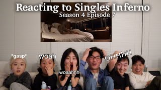 Reacting to Singles Inferno Season 4 Ep 6: Sian \u0026 Junseo BED SCENE??! (・o・)