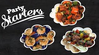 Party Starters | Easy To Make Crowd Pleasing Homemade Starter Recipes