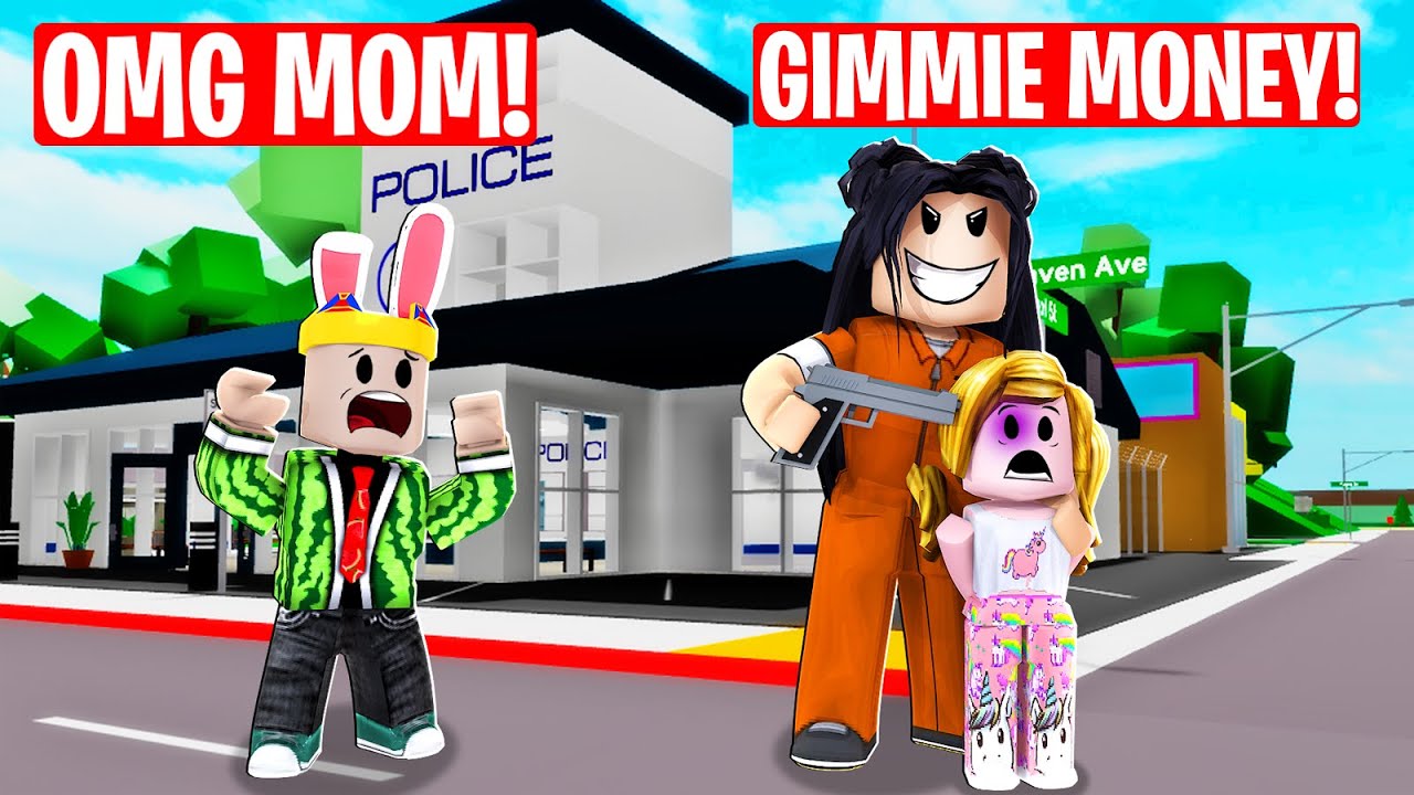 My MOM Got Released From JAIL In Roblox Brookhaven RP - YouTube