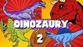 DINOZAURY DLA DZIECI.  Poznaj Nazwy Dinozaurów i Ich Cechy. Dinozaury Dla Dzieci Po Polsku🦕🦖🌎