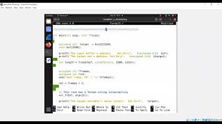 ITS 450 - Solving the Format String vulnerability problem and finding the return address location