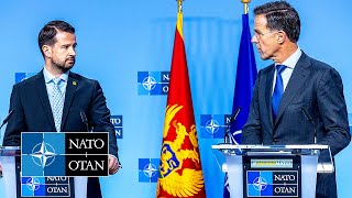 NATO Secretary General with the President of Montenegro 🇲🇪 Jakov Milatović, 04 DEC 2024